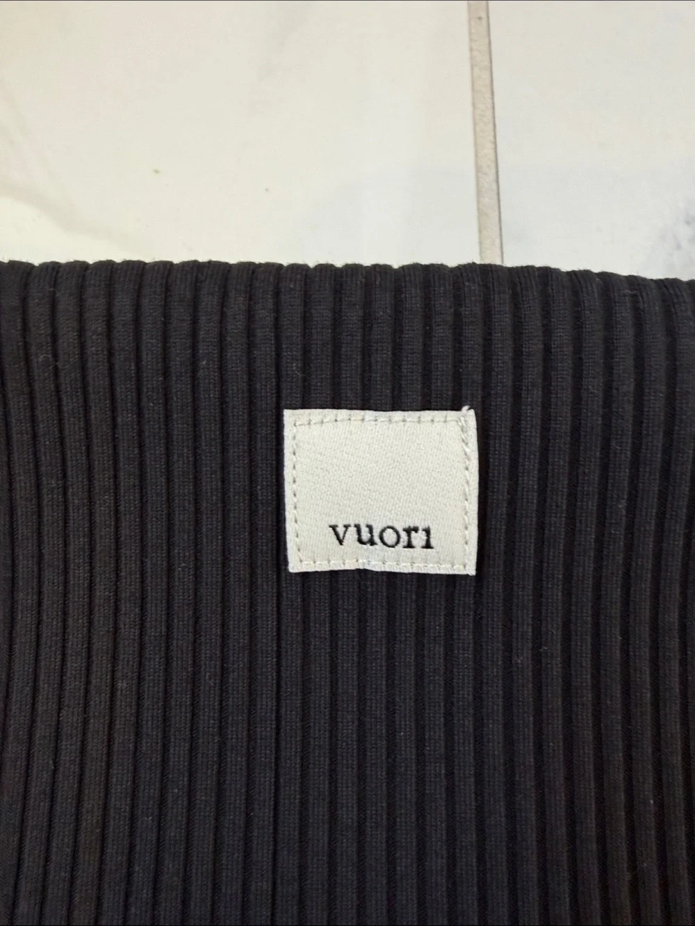 Vuori Rib Studio Biker Shorts In Black Women’s Size XS
